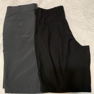 Bundle of Ben Hogan gray shorts and Swiss tech black shorts size 30